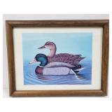 Framed Daniel F. Heuer duck print