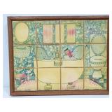 S. Cantnes 1978 elephant tile art