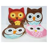 Owl childrens plates