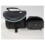 Pair of empty camera casees