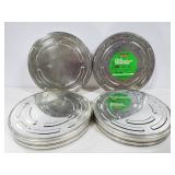 4 empty film canisters