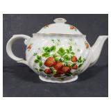 Strawberry porcelain teapot