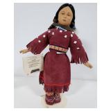 Native American porcelain doll