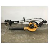 Poulan Pro gas leaf blower & Craftsman trimmer