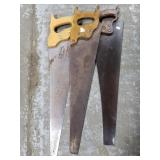 Trio of hand saws