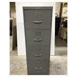 Metal filing cabinet