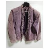 Purple fringe dialogue jacket