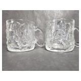 2 Batman Forever glass Mcdonalds mugs