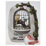 Resin bless this home garden art