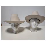 Pair of Citation cowboy hats