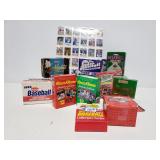 16 packs of specialty baseball trading cards