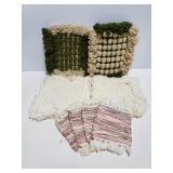 Knit hot pads and coasters