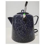 Large graniteware coffee or water pot