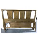 Mid Century Modern headboard & footboard