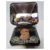Singer sewing tin with buttons