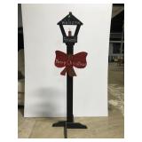 Merry Christmas decor wood lantern stand