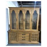 Mid century china hutch cabinet