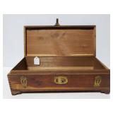 Large vintage cedar box