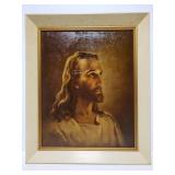 Warner Sallman framed Jesus print