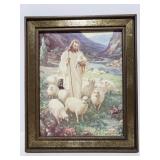 Warner Sallman Jesus Shepard framed print