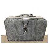 Vintage blue suitcase