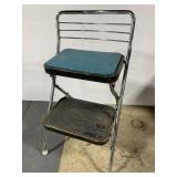 Retro chrome step stool