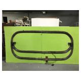 Electric train track - in two pieces