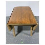 Small drop leaf maple table