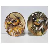 Ganz ceramic bird plaques