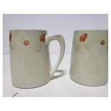 Hall Autumn pottery mugs