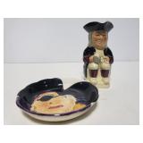 Toby mug and dish