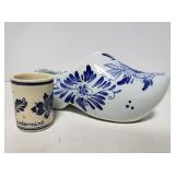 Deft toothpick holder and clog planter