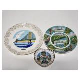 Michigan souvenir plates