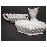 Fenton hobnail glass decor
