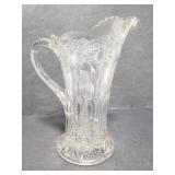Glass butterfly pitcher