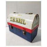 Vintage metal U.S. Mail lunchbox