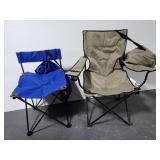 Pair of camping chairs
