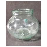 Italian glass bowl, jay