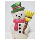 Ceramic snowman