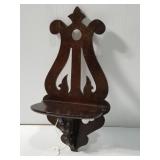 Small wood harp shelf
