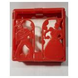 Vintage red napkin holder