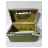 Vintage hardshell makeup travel case