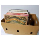 Vinyl record album collection