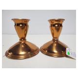 Copper candle holders