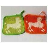 Poodle pot holders