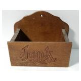 Wooden junk box