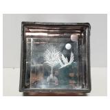 Vintage glass jewlery box