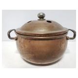 Small copper burner pot