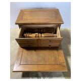 Vintage two-tiered end table