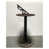 Weathered cast metal garden sundial
